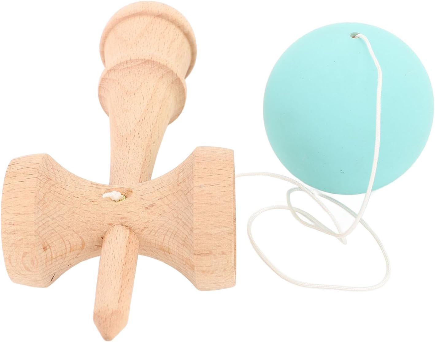 Kendama, Funny Wood Portable Wooden Kendama Lightweight for Indoor - Purple image number 4