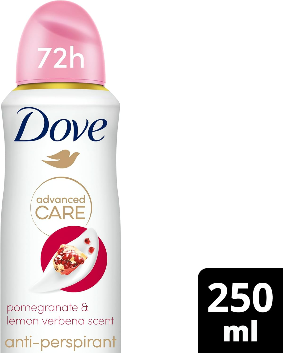 Dove Advanced Care Go Fresh Pomegranate & Lemon Verbena 72H Antiperspirant Deodorant 250 Ml image number 1