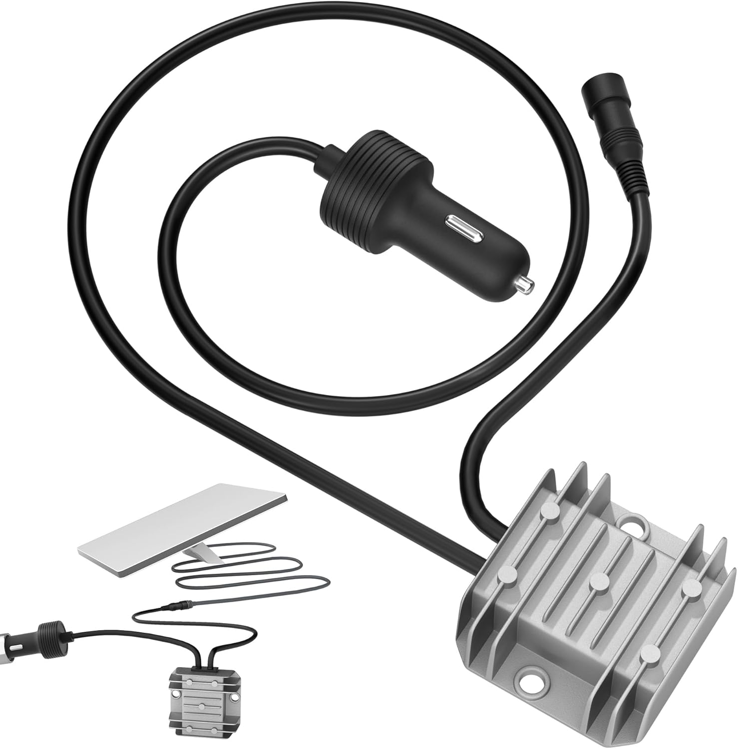 Starlink Mini Cable Car Adapter with Step up Converter, 12V Power Cable with Cigarette Lighter Plug, 10-28V to 30V 3.5A Conversion Kit for Truck RV No Worry about Voltage Drop or Rise image number 2