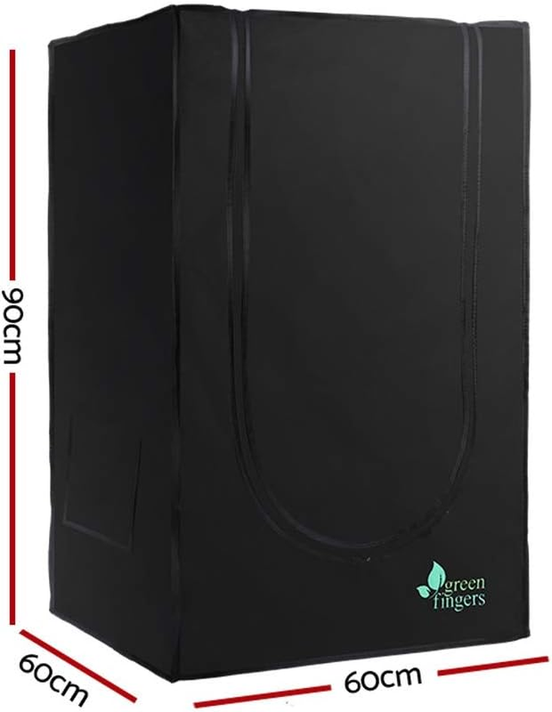 Greenfingers Grow Tent 60 X 60 X 90Cm Hydroponics Growing System Indoor Greenhouse Hydroponic Indoor Plant Kits,600D Oxford Cloth Black Exterior and Steel Frame with Highly Reflective Inside image number 3