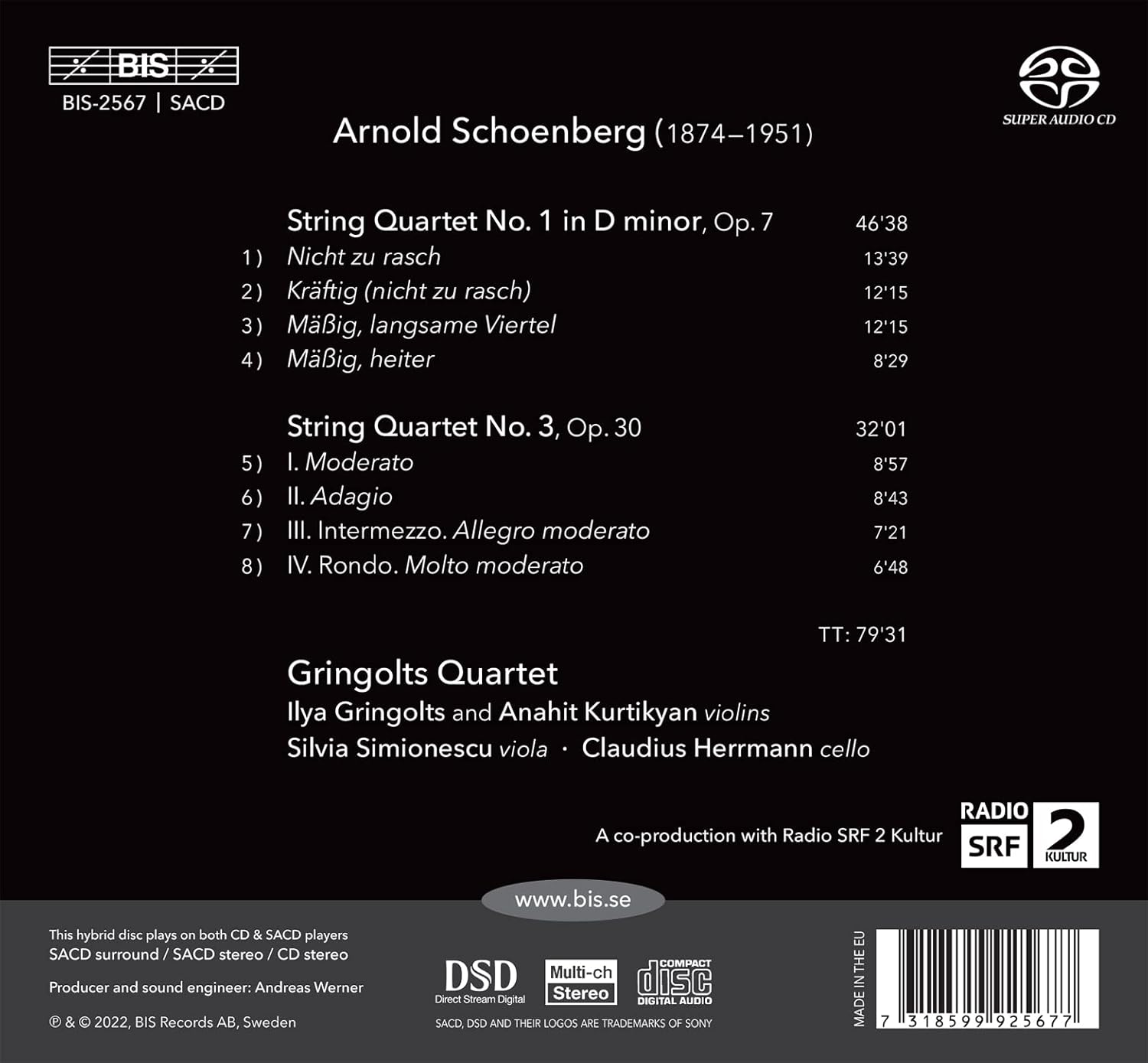 String Quartets 1 & 3 image number 1