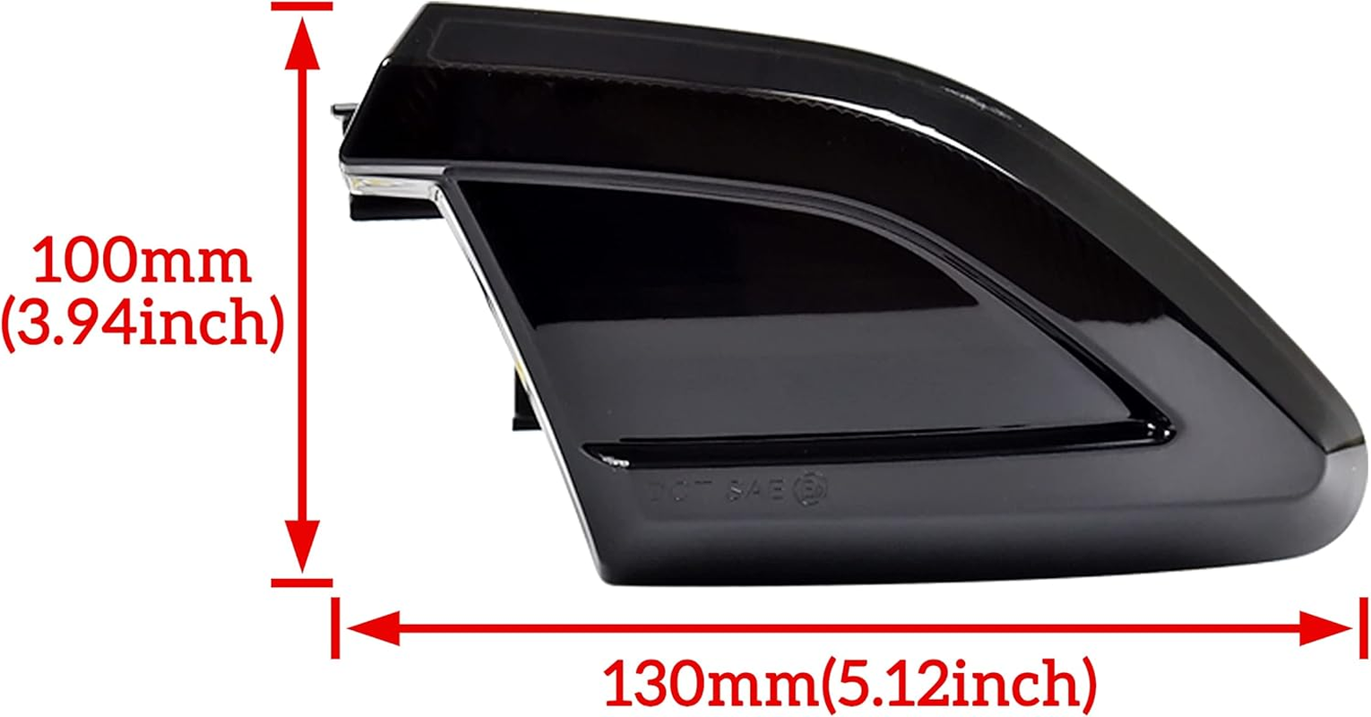 UTV Smoked Black LED Tail Lights for Can Am Spyder, SAUTVS Rear Turn Signal Lights Brake Tail Lamps for Can-Am Spyder F3 All Models Accessories (2PCS) image number 5