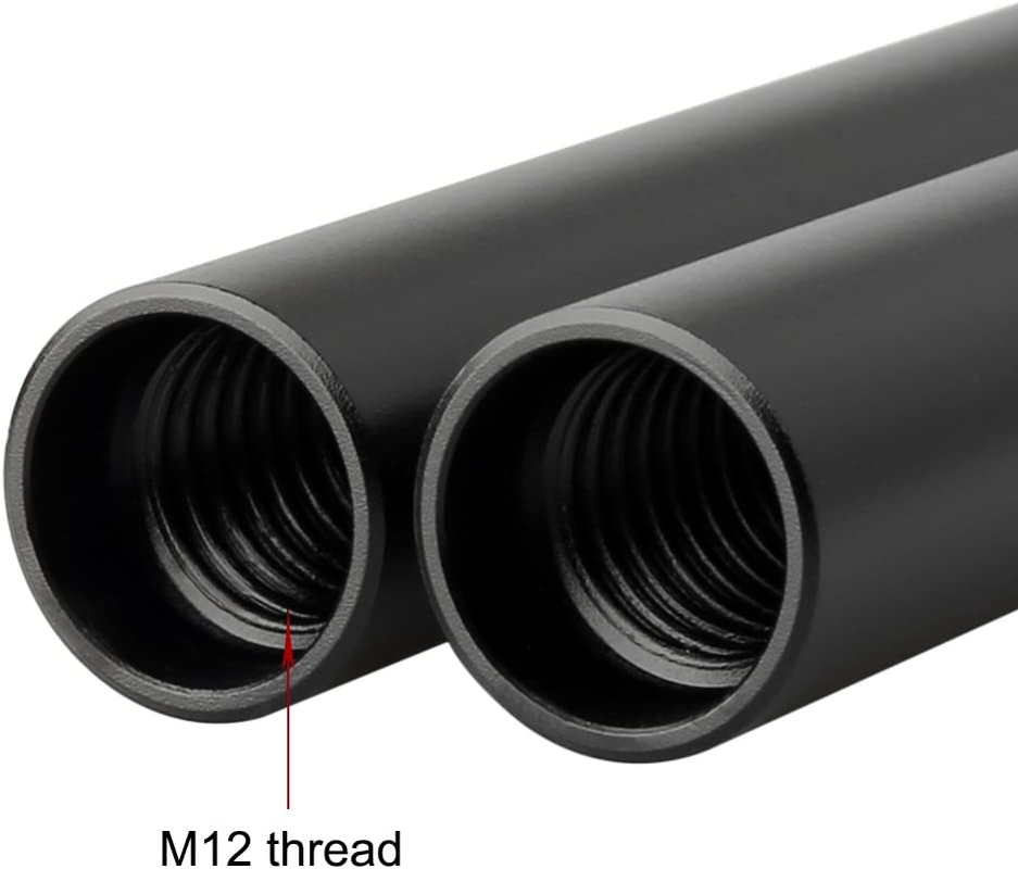 NICEYRIG 15Mm Rod (6 Inch) Long for Matte Box Rod System, Aluminum Alloy, Pack of 2 image number 2