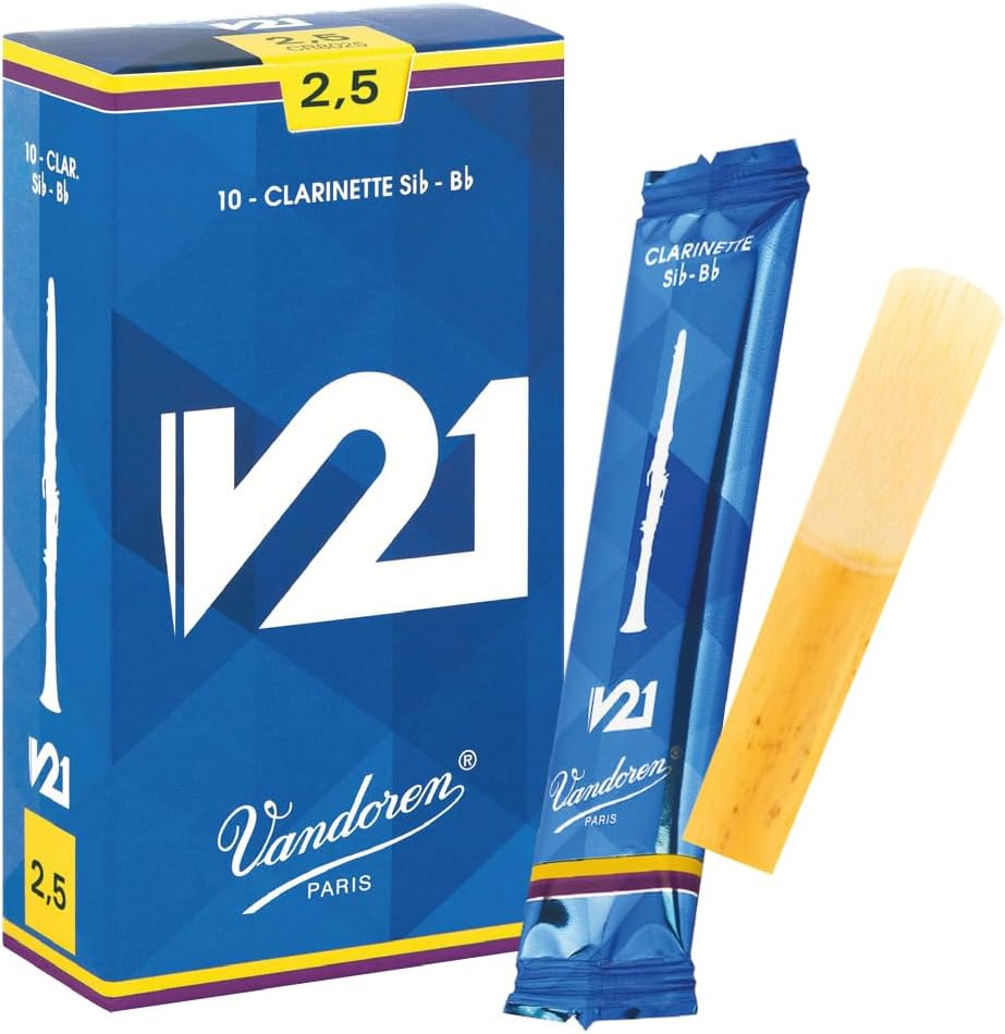Vandoren CR8025 V21 Bb Flat Clarinet Reeds Box of 10, Strength 2.5 image number 3