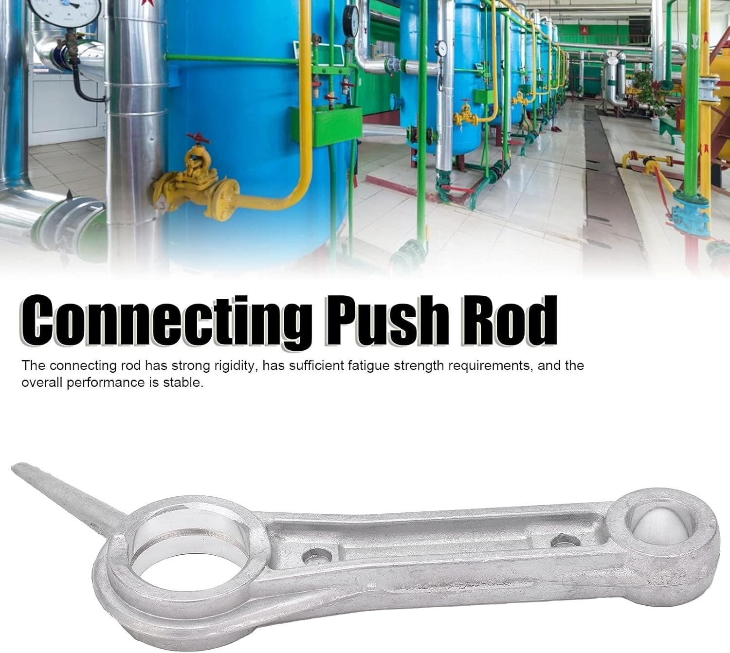 Connecting Rod Crankshaft Aluminum Double Hole Piston Accessory Air Compressor for 1P/2.5P/3P/4P/5P/6P image number 3