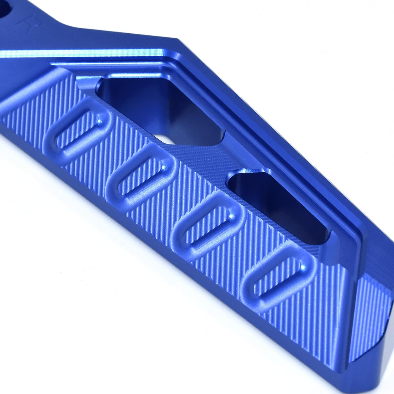 ESPEEDMTC for Yamaha R1 R1M R6 R7 Rear Foot Pegs Footstep Passenger Enlarger Pedal CNC Aluminum Footrest (Blue) - Gold image number 2