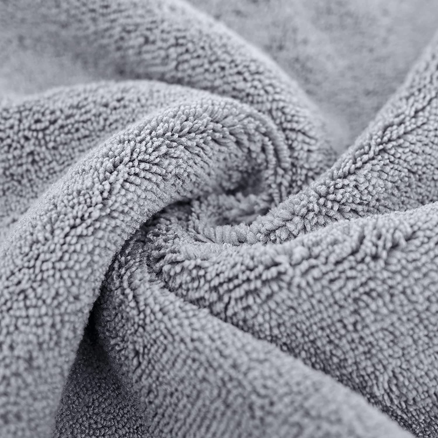 Polyte Quick Dry Lint Free Microfibre Bath Towel, 76 X 145 Cm, Pack of 4 (Grey) image number 1