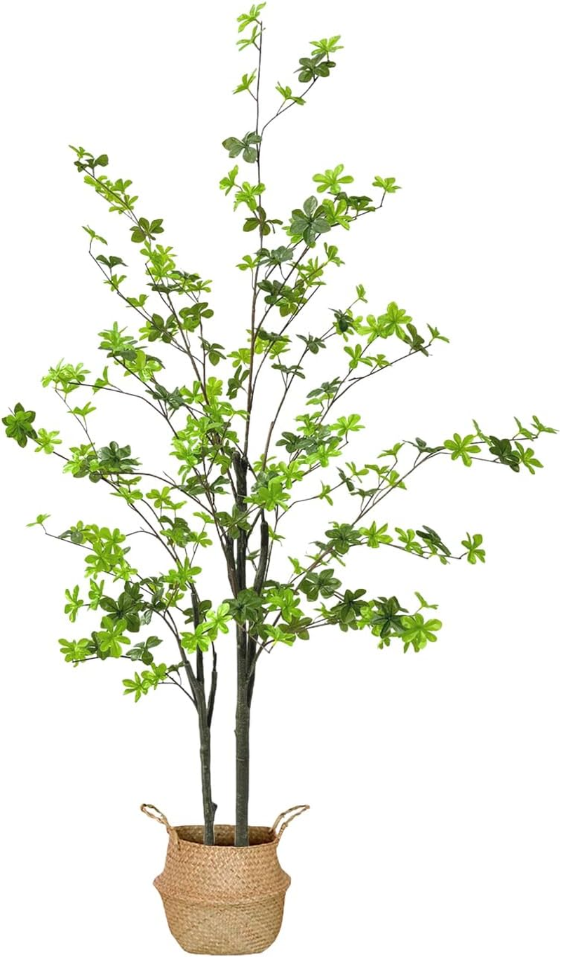 Artificial Plants 150Cm Pieris Japonica Tree Faux Indoor Plant Fake Potted Artificial Outdoor Plants for Living Room, Office, Home D&eacute;cor(5Ft) image number 4