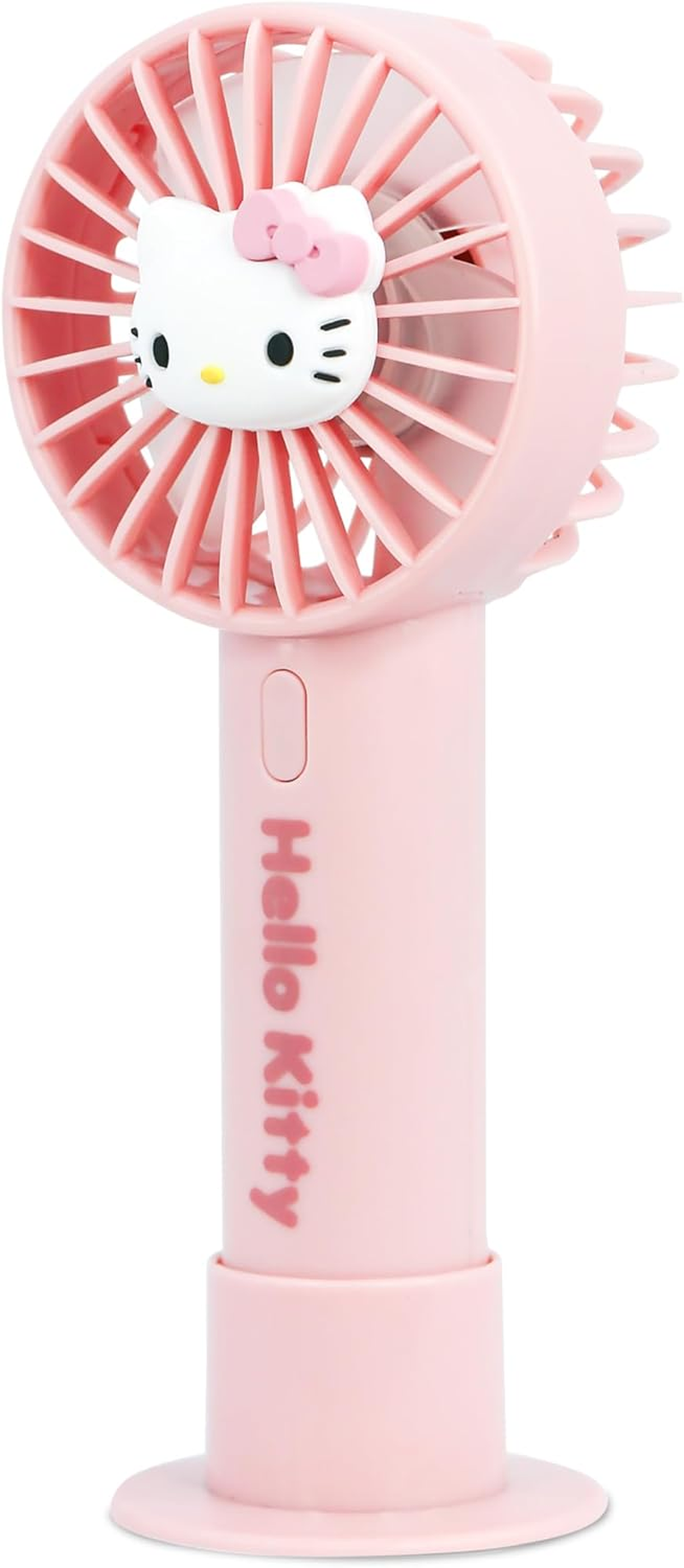 OTL Technologies HELLO KITTY PORTABLE HAND FAN with RECHARGEABLE BATTERY PINK and GOLD image number 1