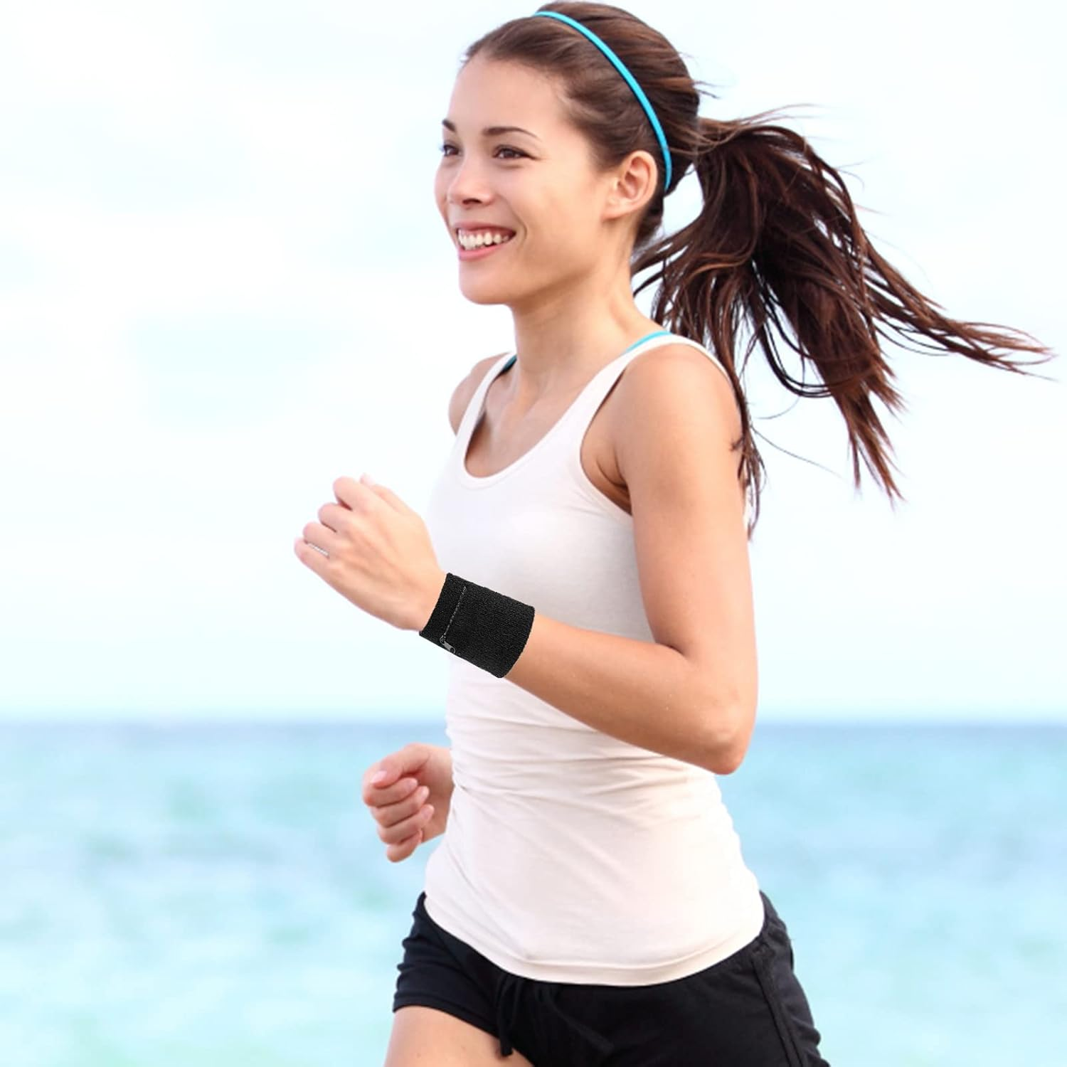 Yolev 2 Pieces Sport-Wristband Wrist-Pouch Zipper Wrist-Wallet for Tennis, Basketball, Football, Running, Fitness, and Other Outdoor Sports image number 3