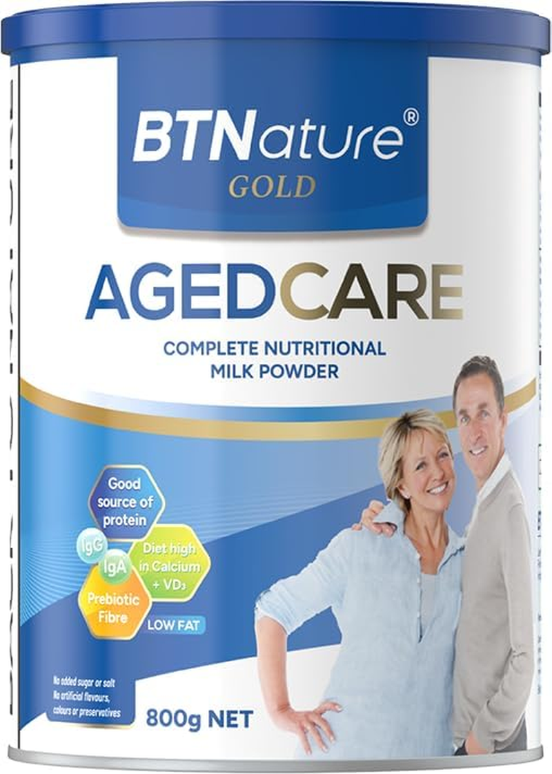 Btnature Gold Agedcare Complete Nutritional Milk Powder - 800G with Essential Vitamins & Minerals