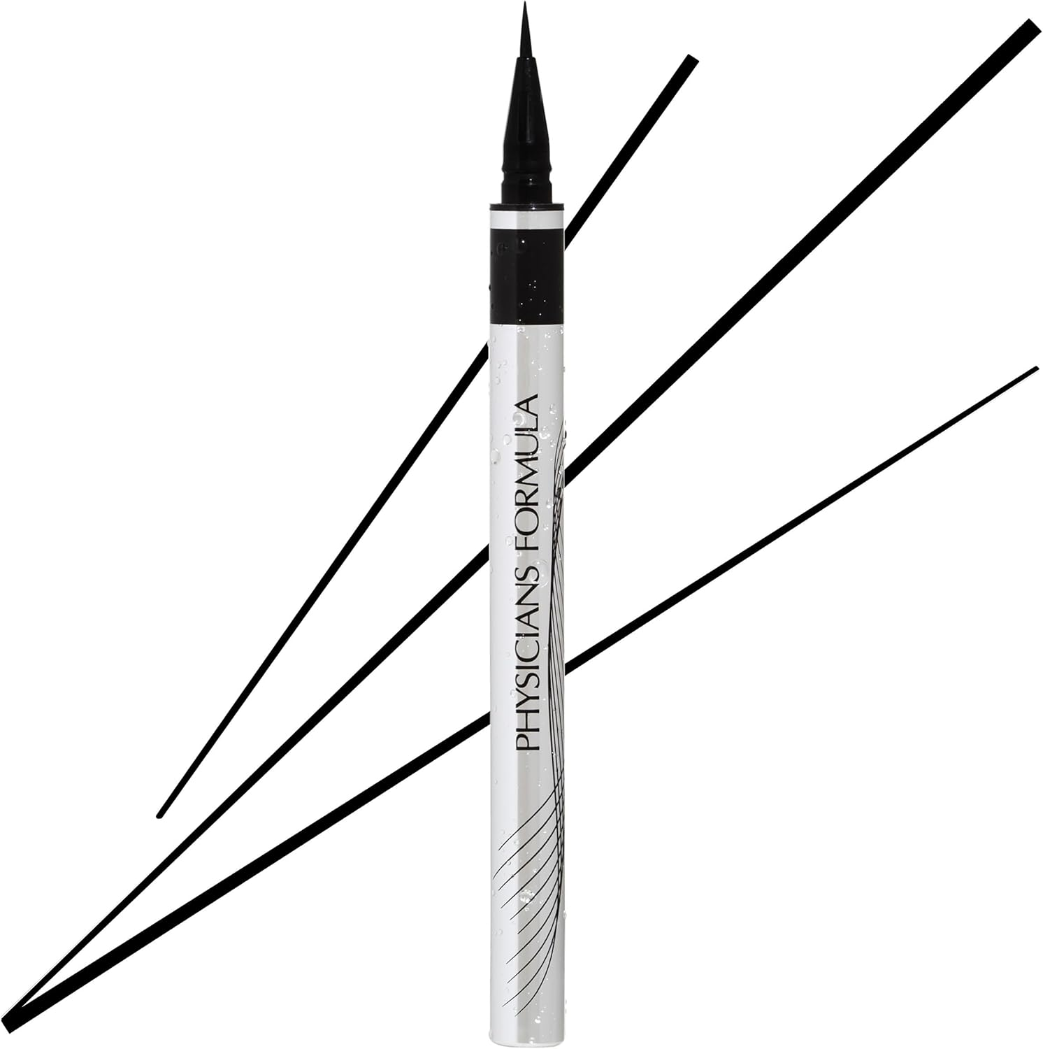 Physicians Formula Eye Booster Super Slim Liquid Eyeliner, Waterproof Precision with a Lash-Boosting Complex, Natural Finish, & Sensitive Skin Approved, Cruelty-Free & Vegan -Ultra Black