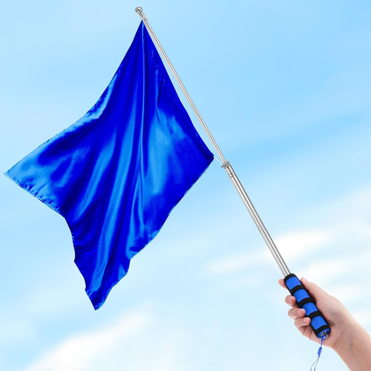 Telescopic Portable Flag Pole, Handheld Tour Guide Flagpole, Extendable Design Tour Guide Portable Flag Pole,Telescopic Handheld Flagpole,Portable Extendable Flag Pole Telescopic Flag Pole image number 5