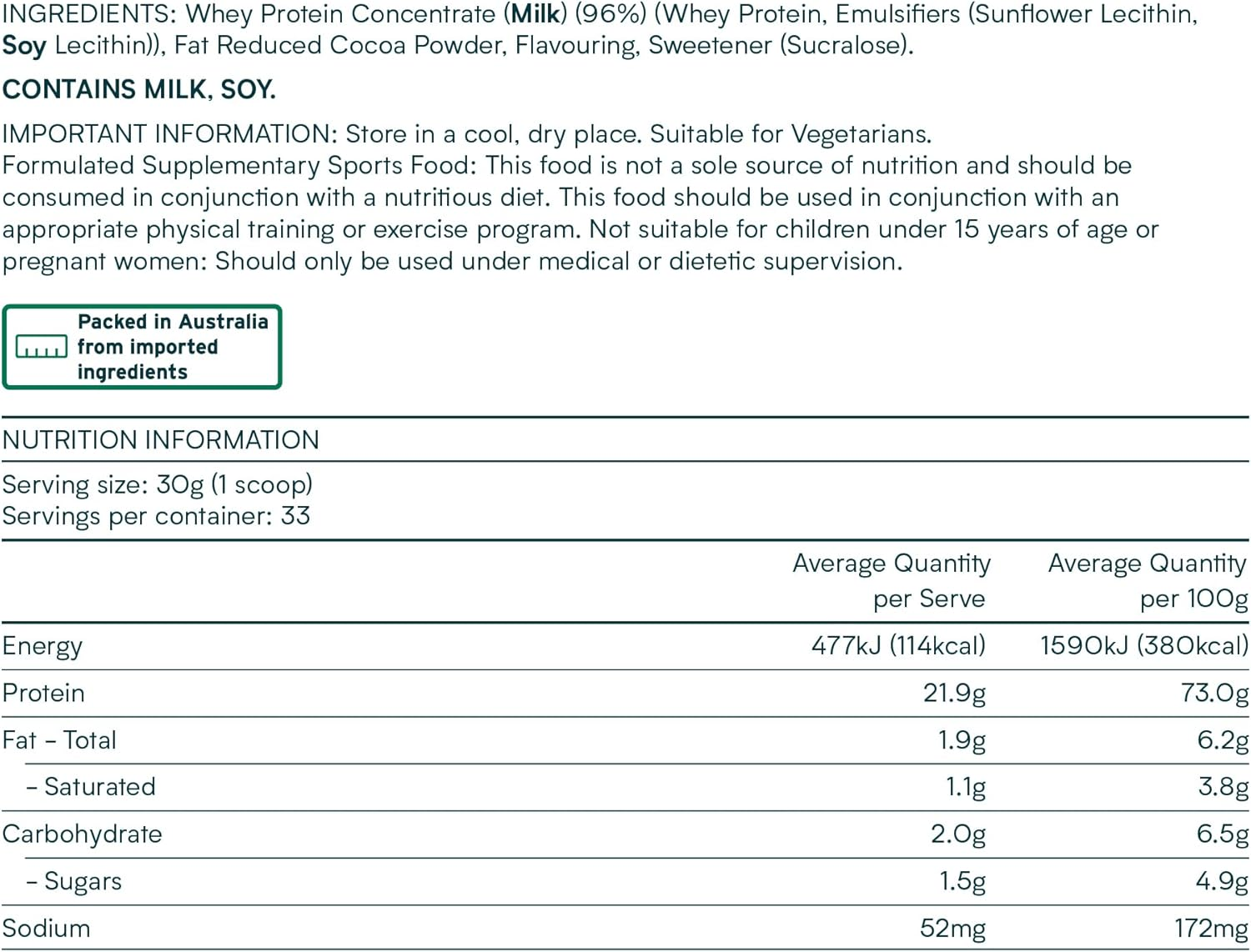 Myprotein Impact Whey Protein Powder &ndash; 1Kg - 21.9G of Protein per Serving, Supports Muscle Building, Recovery & Lean Muscle Maintenance &ndash; 33 Servings (1Kg, Chocolate Smooth) image number 4