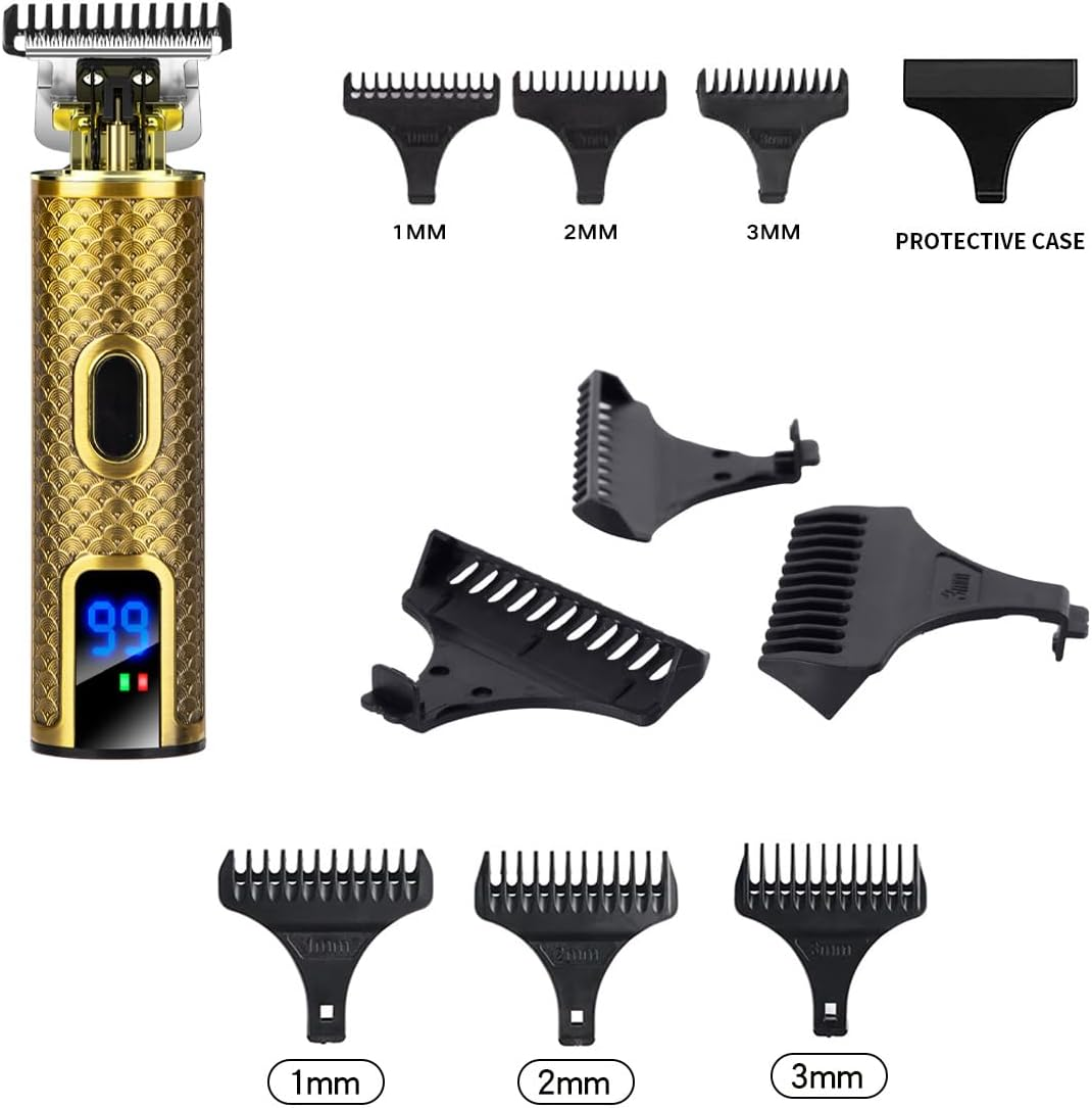 Torsor 8 Pack Hair Clipper Limit Comb Guide 1MM 2MM 3MM Guides Set with Protection Guard Cover for Vintage T9 Height 31Mm 32Mm T-Blade Electric Trimmer Cordless Shaver Outliner Edger Detailer image number 4