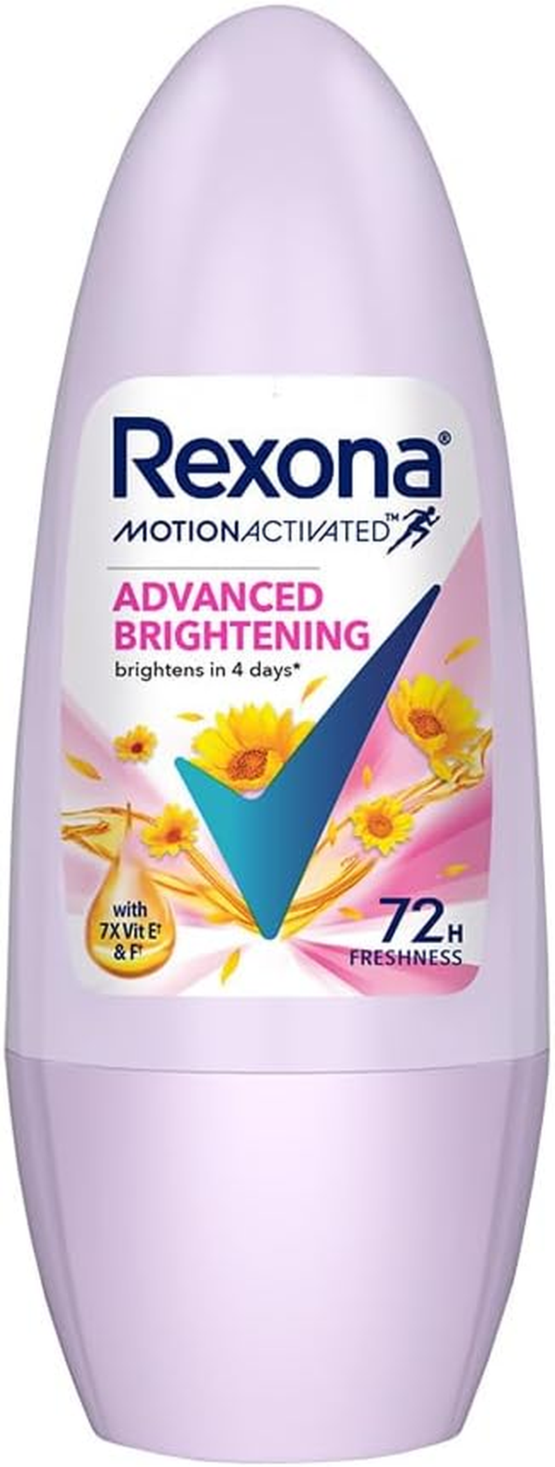Rexona Advanced Brightening Roll on Deodorant 45 Ml image number 3