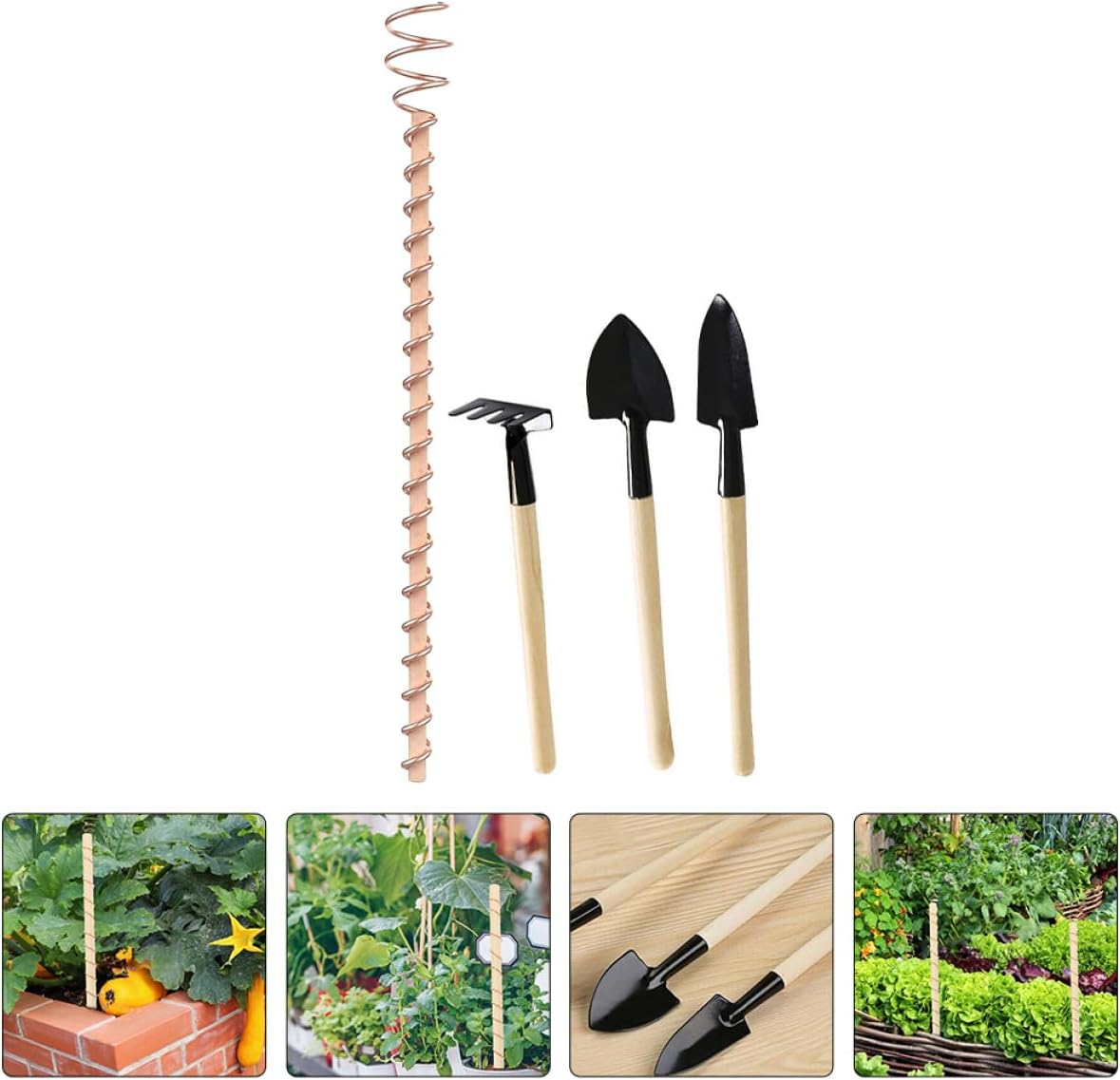 Kisangel Electroculture Plant Stakes for Gardening Stakes and Supports Plant Support Kit image number 2