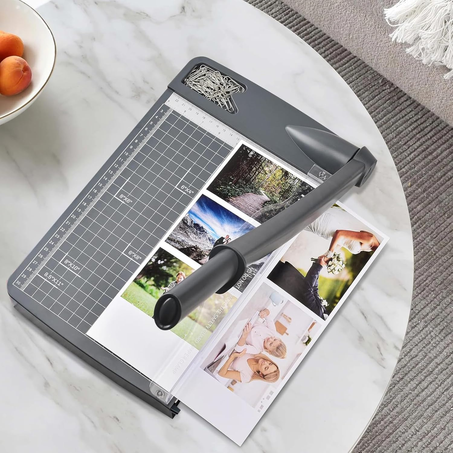 43CM Heavy Duty Paper Cutter - Guillotine Paper Trimmer with Blade Lock and Safety Guard, 16-Sheet Capacity image number 2