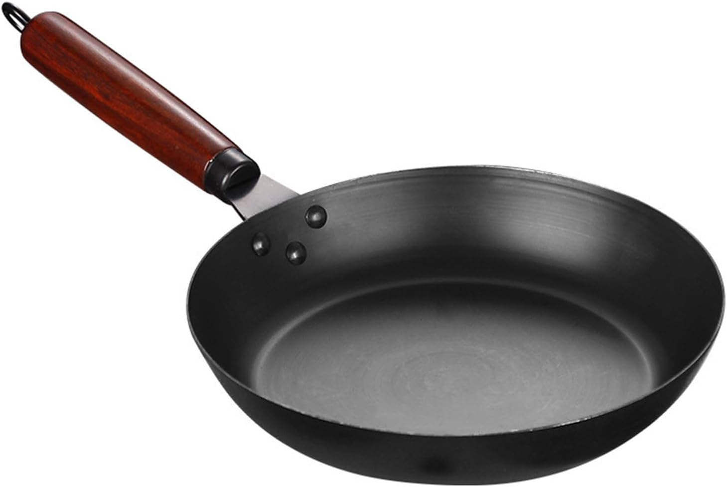 Frying Pan, Cast Iron Skillet Even Heating Versatile Cast Iron Frying Pan Cast Iron Skillet Frying Pan Oven Comfortable Handle for Daily Home Cooking Grill Stovetop image number 6