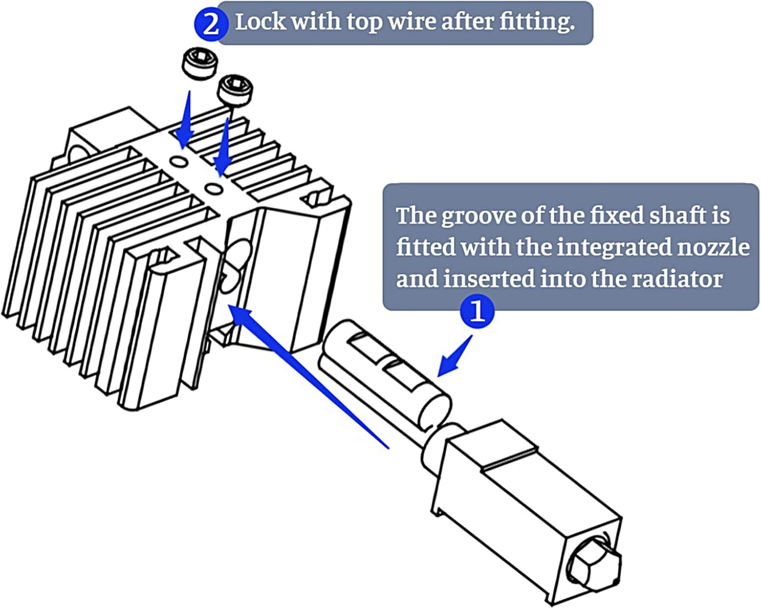 Twotrees Upgraded Hotend Kit with Plated Copper Heater Block Heatbreak High Temperature 500℃ with 32 Extra Nozzle and 1Pc Silicone Cover Compatible with Bambu Lab X1 Carbom Combo P1P 3D Printer