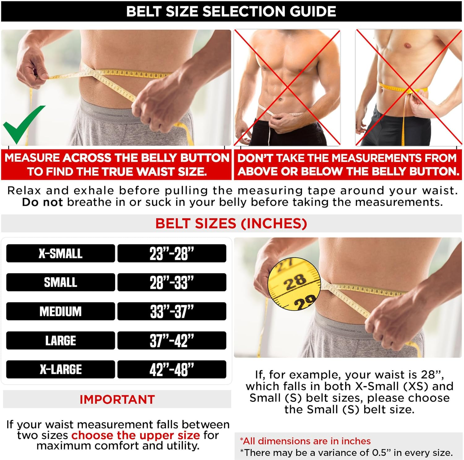 RDX Weight Lifting Belt for Men Women, IPL USPA Approved, 6Mm Thick 100% Leather, 4&rdquo; Powerlifting Back Support, Squat Deadlift Bodybuilding Exercise Fitness Gym Workout Strength Training up to 700 LBS image number 6