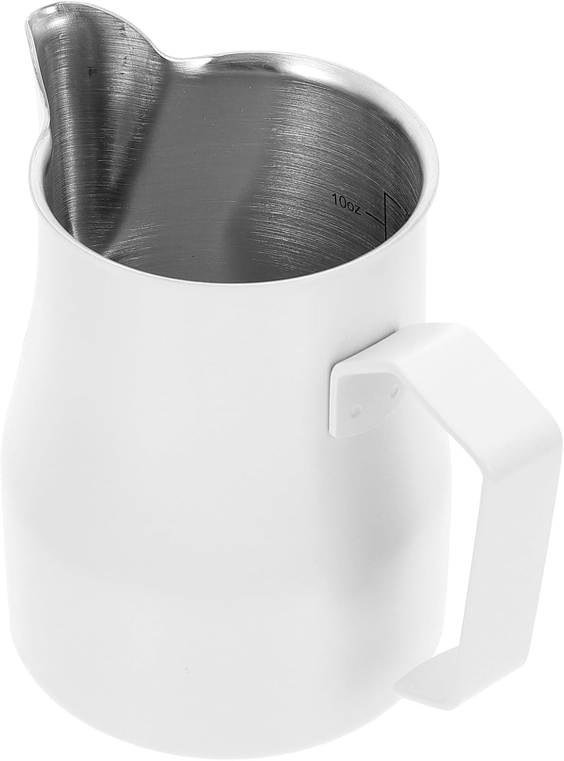 Espresso Steaming Pitcher Stainless Steel with Inner Scale Spout 350Ml for Milk Frothing and Coffee Making image number 4