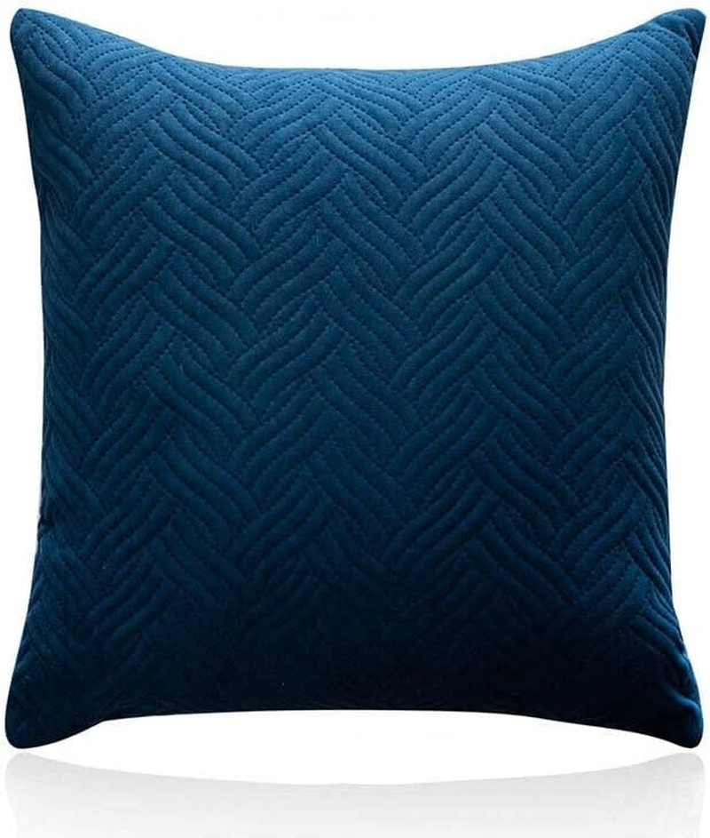 AIMALL 1PC Modern Decorative Velvet Cushion Cover, Soft and Elegant, Hidden Zipper, 45X45Cm