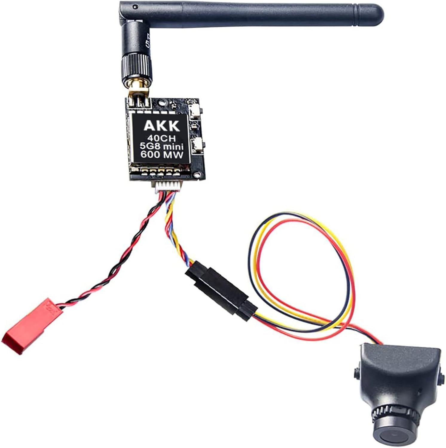 AKK KC04 5.8G 600Mw FPV Transmitter 700TVL 2.8Mm 120 Degree FPV Camera for Racing Quadcopter image number 2