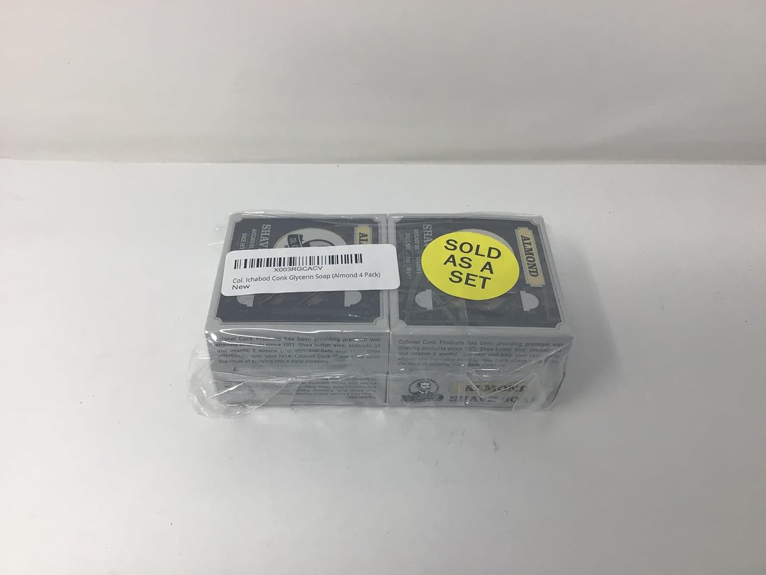 Col. Ichabod Conk Glycerin Soap (Almond 4 Pack) image number 5