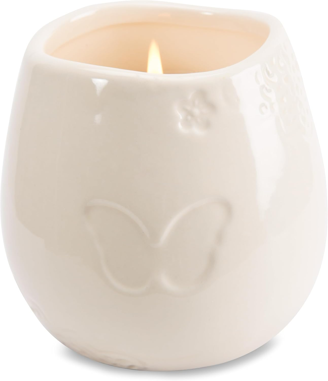 Light Your Way Memorial 19175 in Memory Loved Ones Shine Ceramic Soy Wax Candle