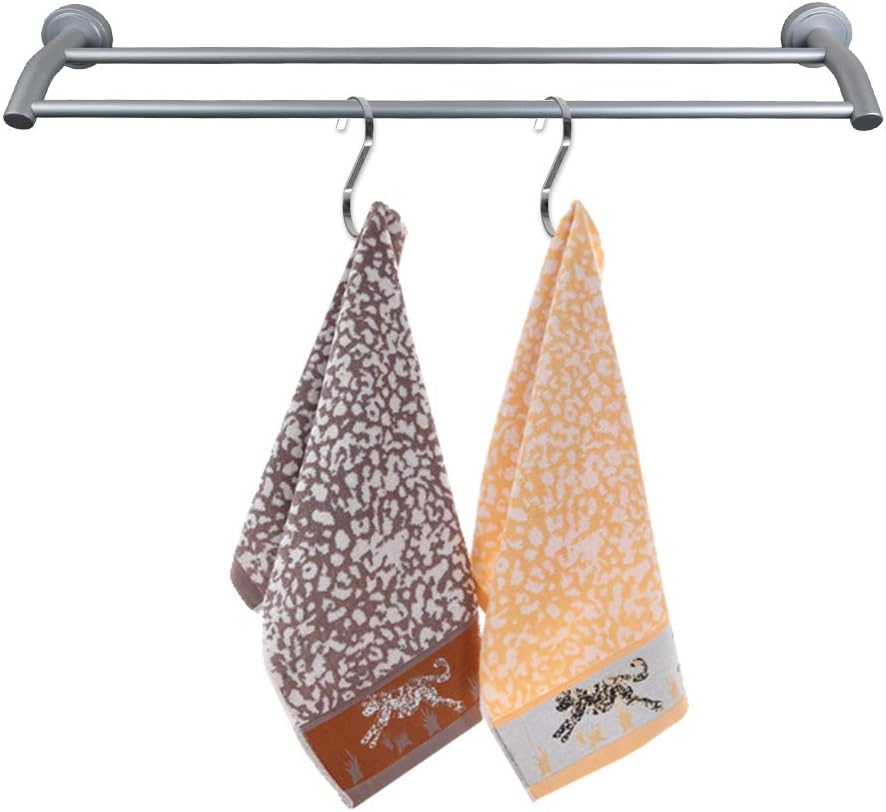 Sumdirect 10Pcs 3.9 Inches Flat S Shape Chrome Finish Heavy-Duty Stainless Steel Hanging Hooks for Scarf, Apparel, Kitchenware, Utensils, Plants, Towels, Gardening Tools, Clothes (Black) (Silver) - Rose Gold image number 5