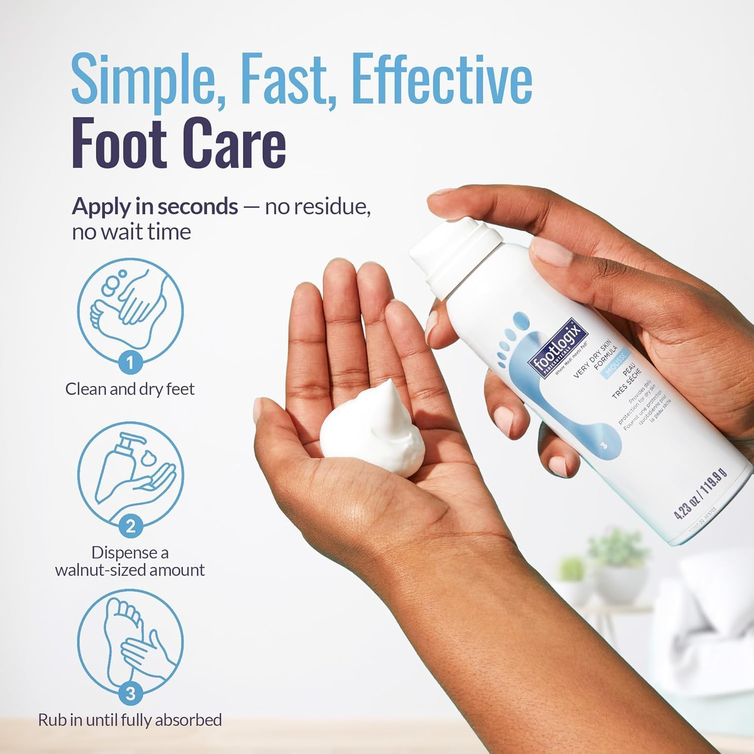 Footlogix 3 Very Dry Skin Formula 300Ml image number 3