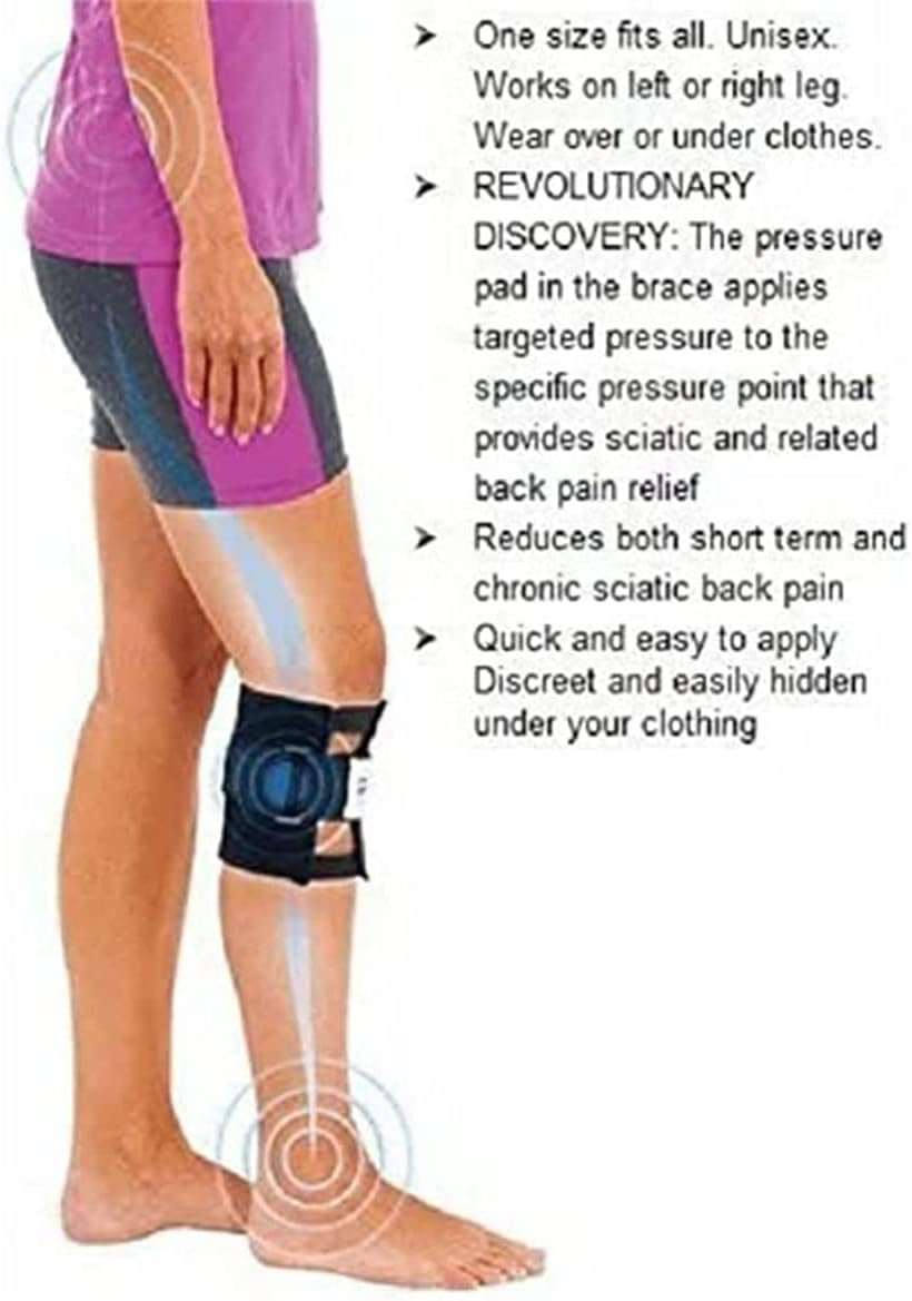 2Pcs Sciatica Pain Relief Brace - Sciatica Pain Relief Brace as Seen on Tv,Pressure Point Brace Relieve Acupressure Leg Sciatica Fit for Men & Women image number 5