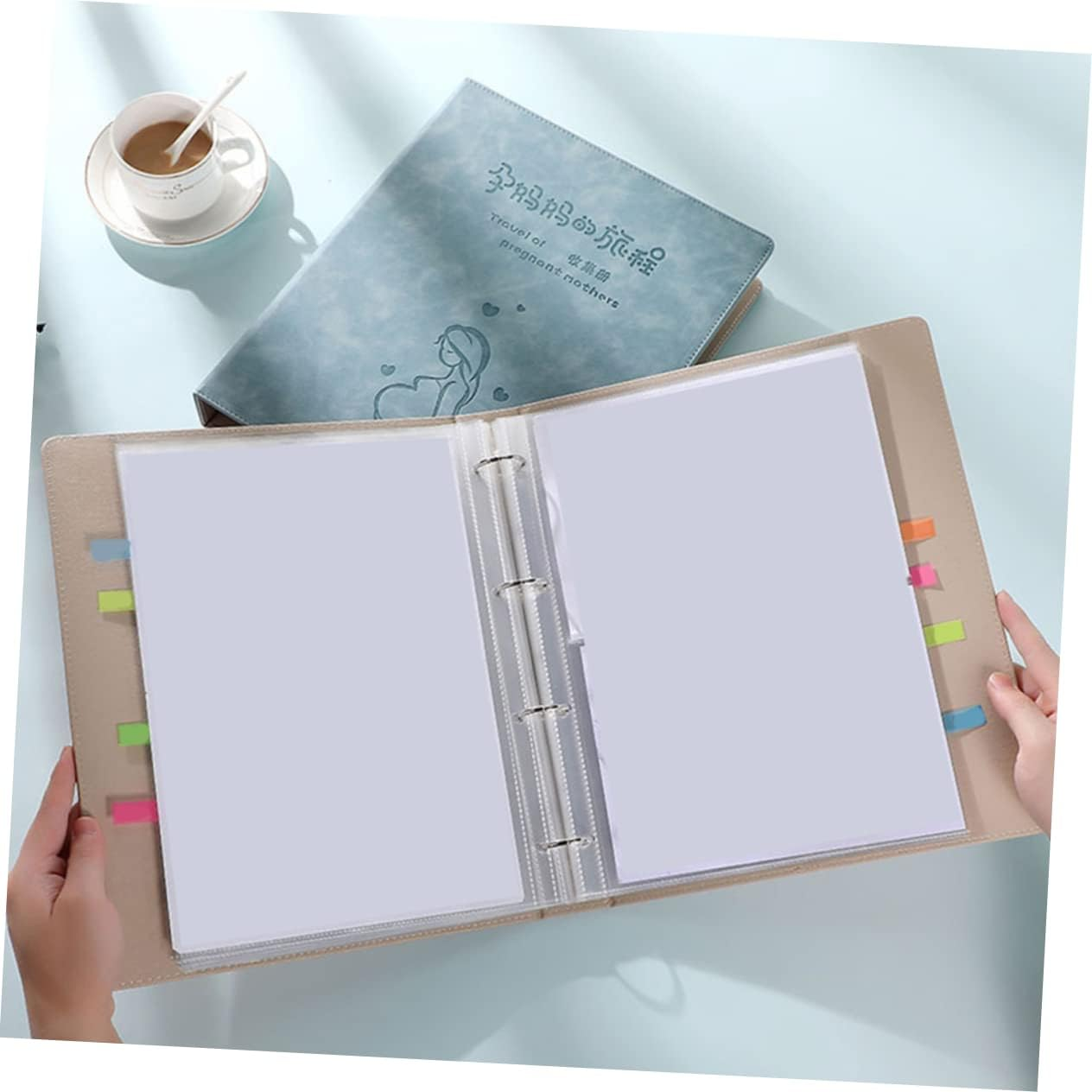 Gender-Neutral Pregnancy Test Notepad for Mom Scrapbook Album Unique for Mom