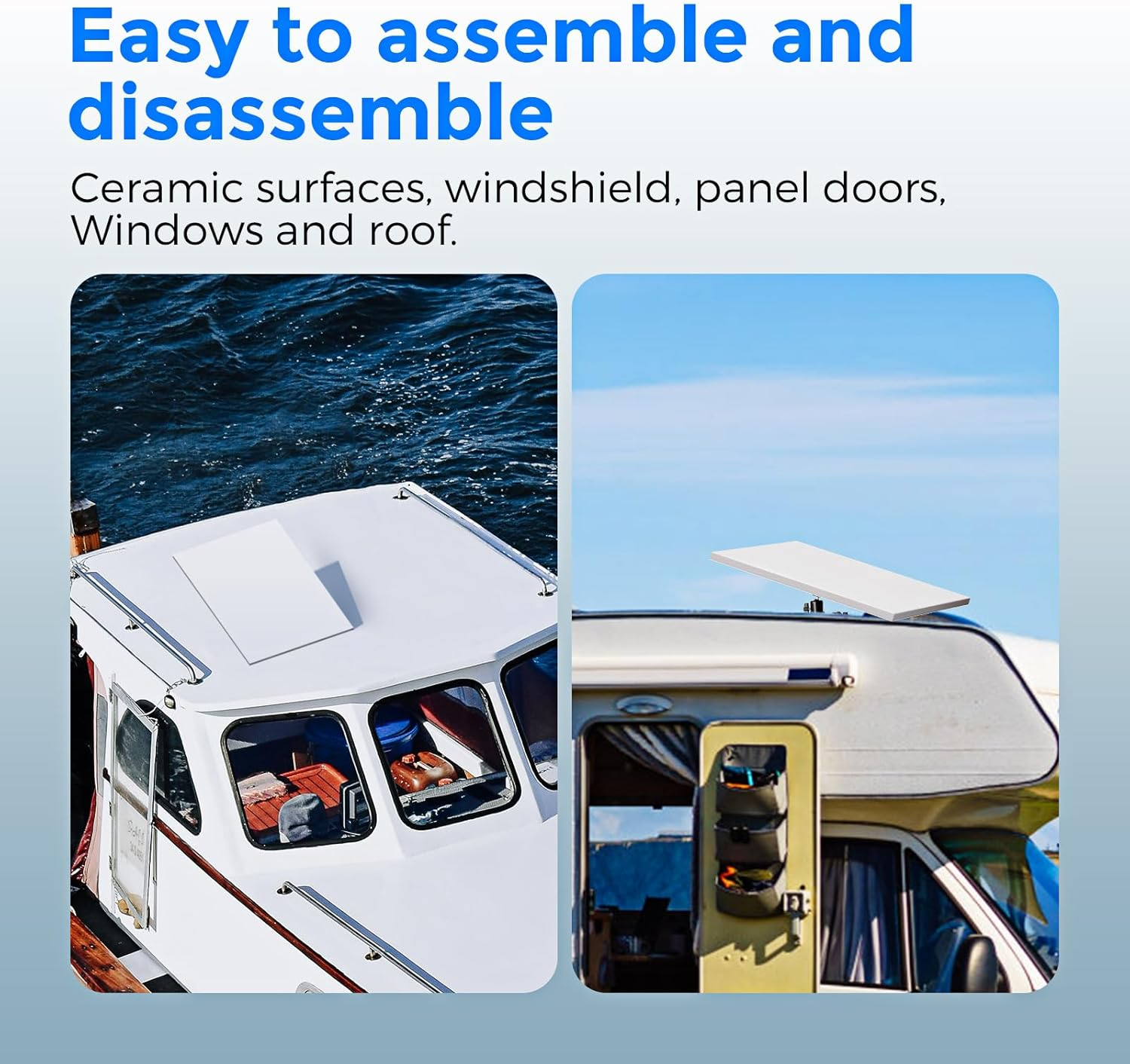 Starlink Mini Tripod Suction Cup Mount - 3X Heavy Duty Vacuum Grip, 360&deg; Adjustable ABS Anti-Slip Base for Car/Rv/Boat, Portable Installation image number 1