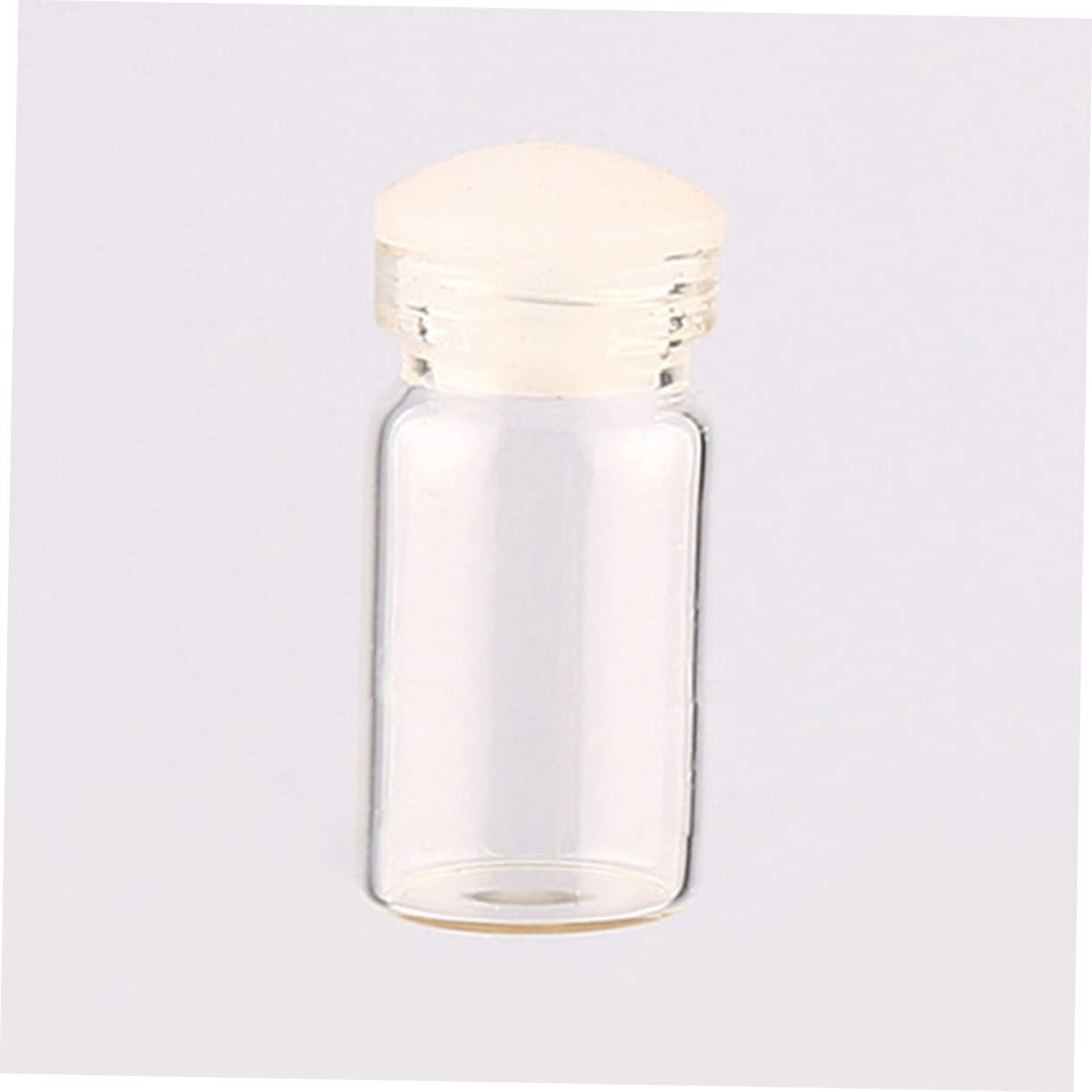 Amosfun 150Pcs Mini Wish Bottle Glass Wish Bottle Silicone Plug for DIY Message Wedding Decorations and Party Favors Random Color image number 4