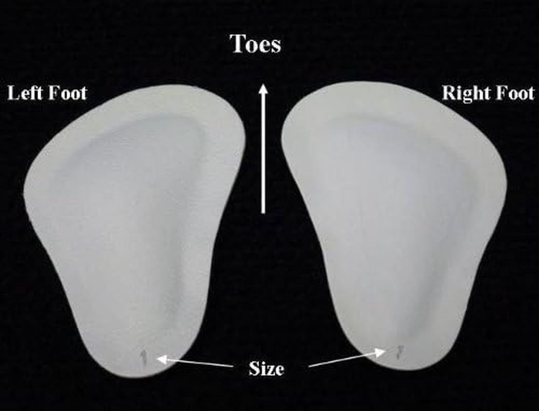 T-Form Anatomically Correct Metatarsal Arch Pads to Lift and Shape, Leather