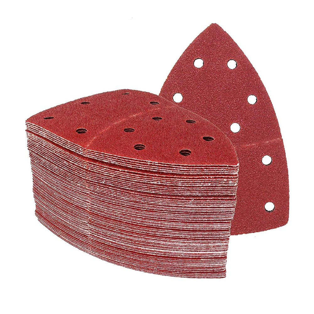 60X Sanding Sheets Triangle Mouse Detail Sander Pads 60 Grit image number 2