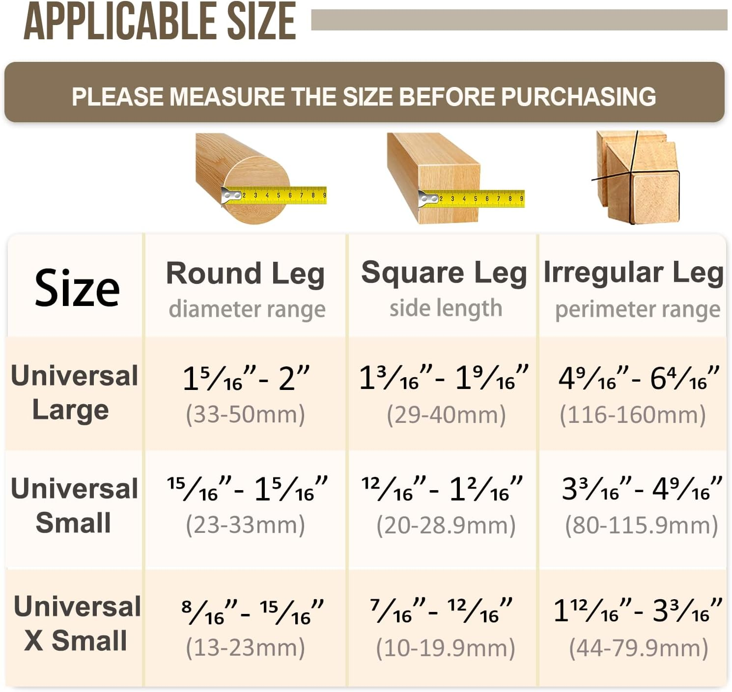 Chair Leg Floor Protectors 24PCS Furniture Sliders for Hardwood Floors, Silicone Chair Leg Protectors for Protecting Floors from Scratches and Noise (Small-Clear) image number 3