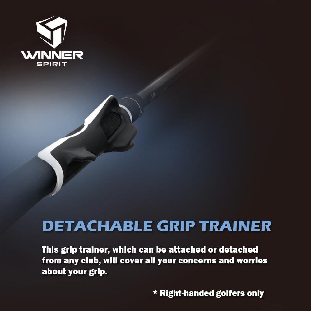 WINNER SPIRIT Miracle 201V3 Golf Swing Trainer, Adjustable Speed Controller, Back Swing Controller & Detachable Grip Trainer, Increase Distance, Warm Up image number 2