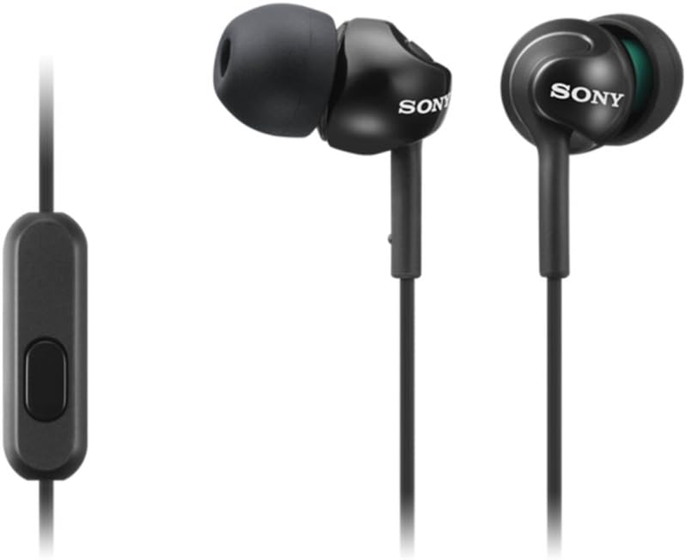 Sony MDREX110AP Black Stereo Lightweight Wired in Ear Headphone Tangle Free Cord with Volume Control image number 5