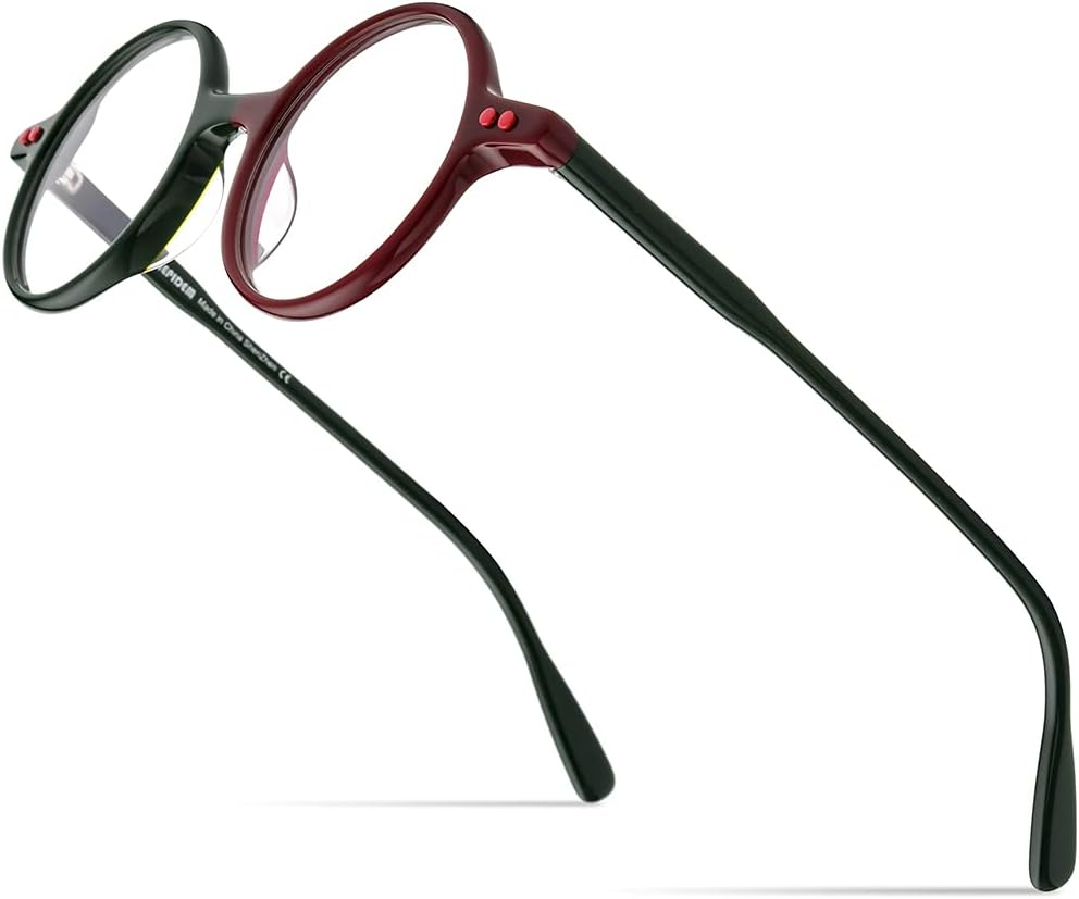 HEPIDEM Acetate Men Vintage round Optical Glasses Frame Spectacles Eyeglasses Zolman