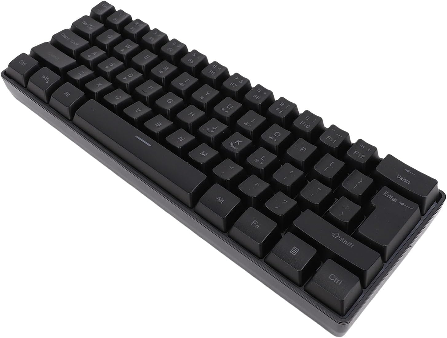 Diyeeni 61 Keys Wireless Gaming Keyboard, 2.4Ghz Wireles Computer Keyboard, 60% Compact Layout Rechargeable Keyboard Supports Sleep Mode for PC Laptop image number 3