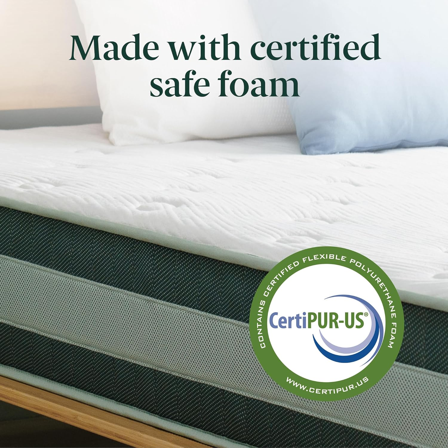 Zinus Double Mattress | 5-Zone Chiro Cooling Premium Pocket Spring Foam Mattress image number 2