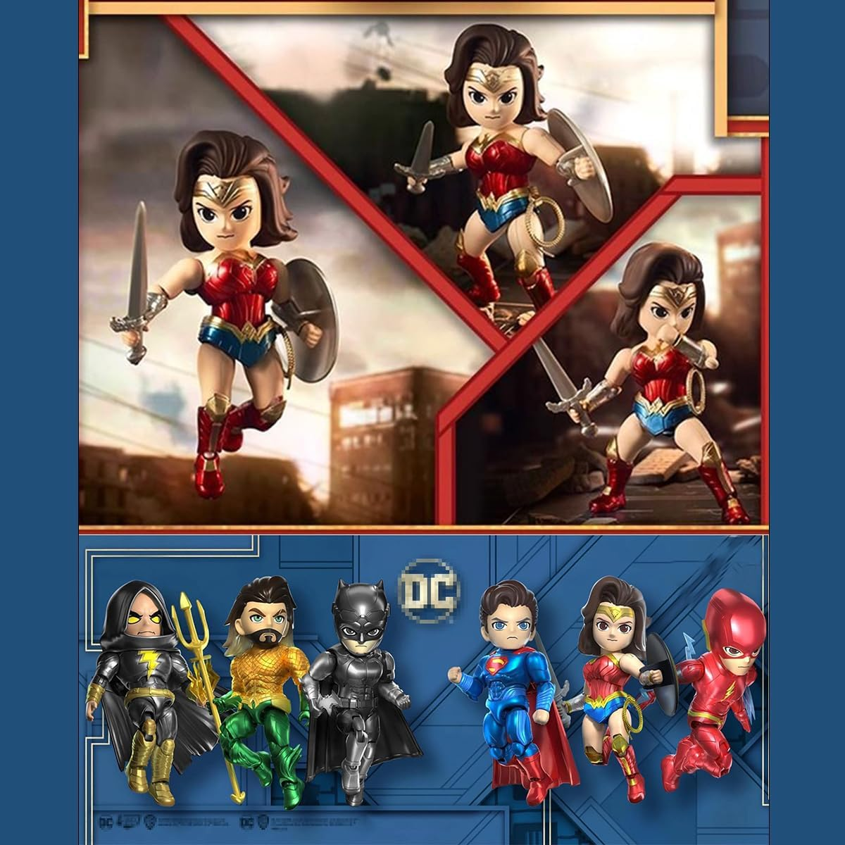 Doyomtoy Justice Warriors Toys, Cartoon Hero Characters, Gifts, Decorations, Collectibles.. - Beige image number 3