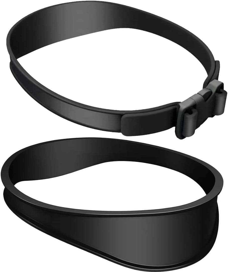 Luliyldj Pack of 2 Curved Haircut Band, Beard Stencil, Hair Cutting Aid, Hair Cutting Aid, Hair Cutting Stencil for DIY Home Haircuts, Hair Cutting Instructions (English Language Not Guaranteed) image number 3