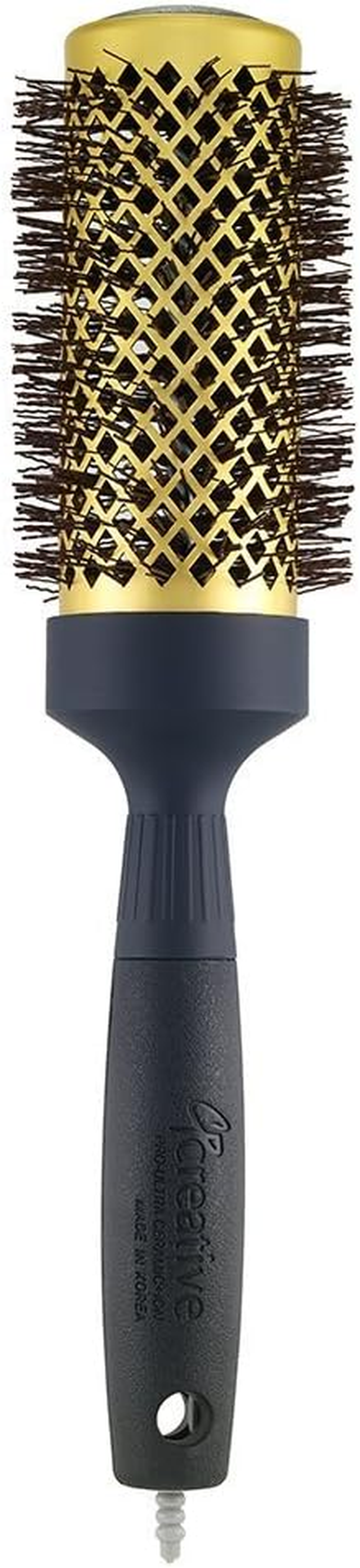 Creative Hair Brushes Gold Nano Ceramic Ion Hair Brush, CR133-G, 3.0 Inch