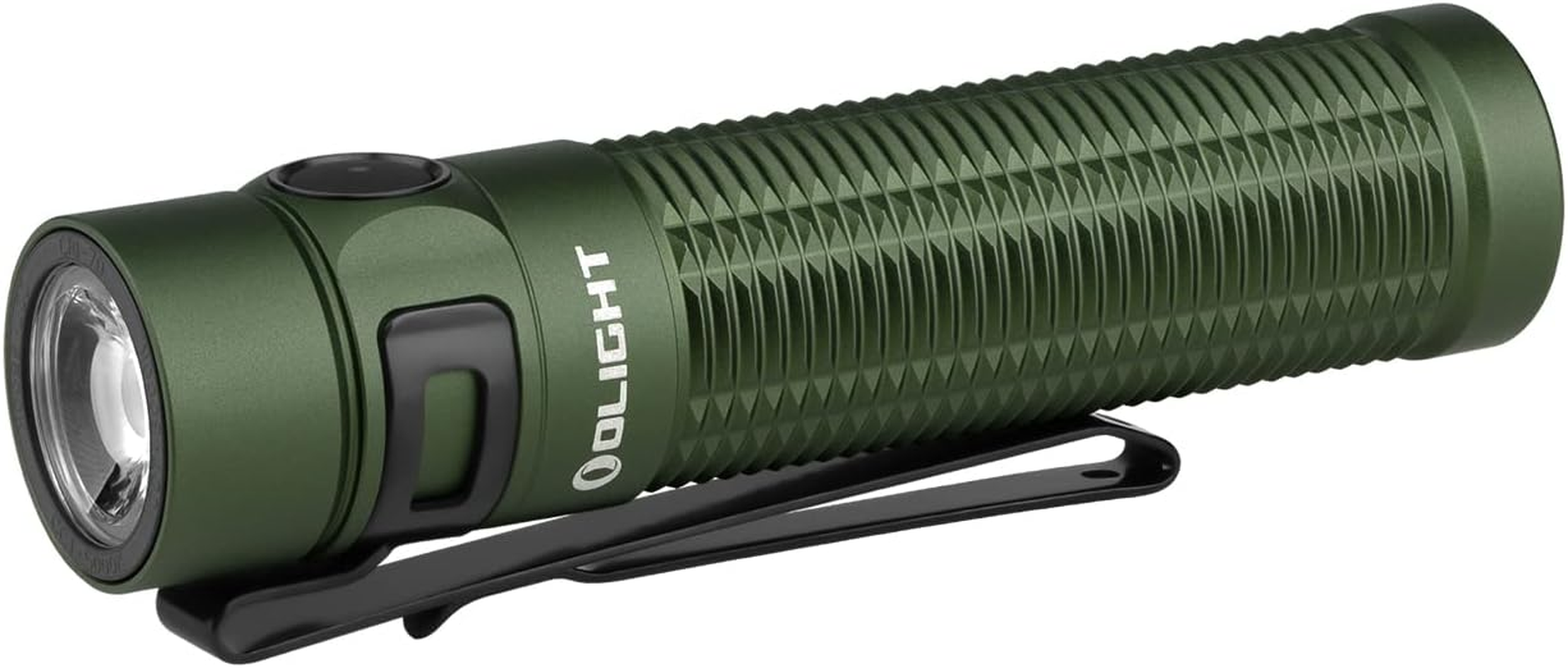 OLIGHT Baton3 Pro Max Max 2500 Lumens&Max 145 M Rechargeable Handheld Torch for Hiking, Mountaineering (OD Green, Cool White Light: 5700~6700K)