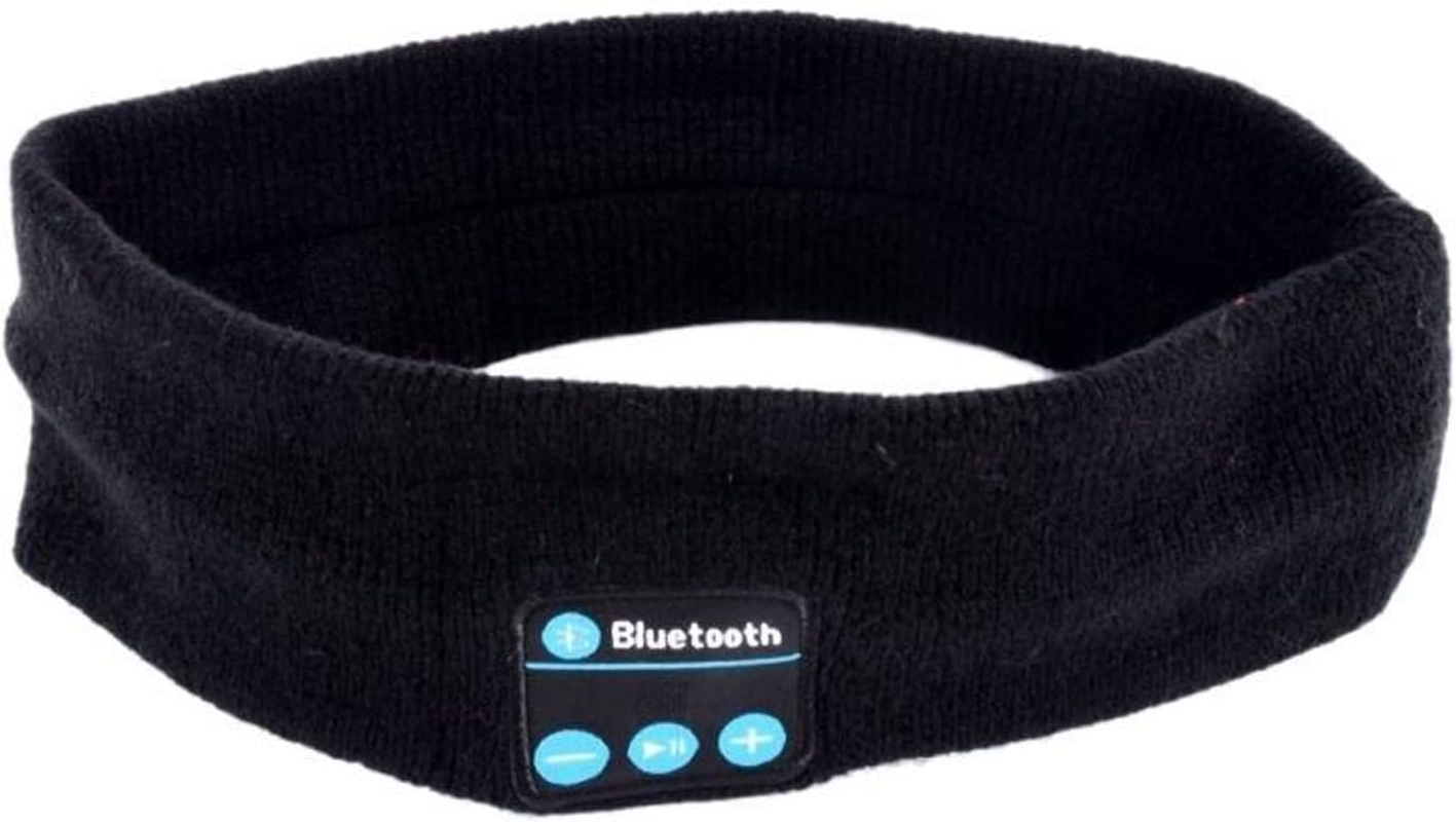 Leona Co Sleep Headphones Bluetooth Stereo Headband, Sports Wireless Earphones Music Sleeping Eye Mask Earbuds with Mic for Mom Women Teen Running Cool Gadgets Unique Gifts (Light Gray)