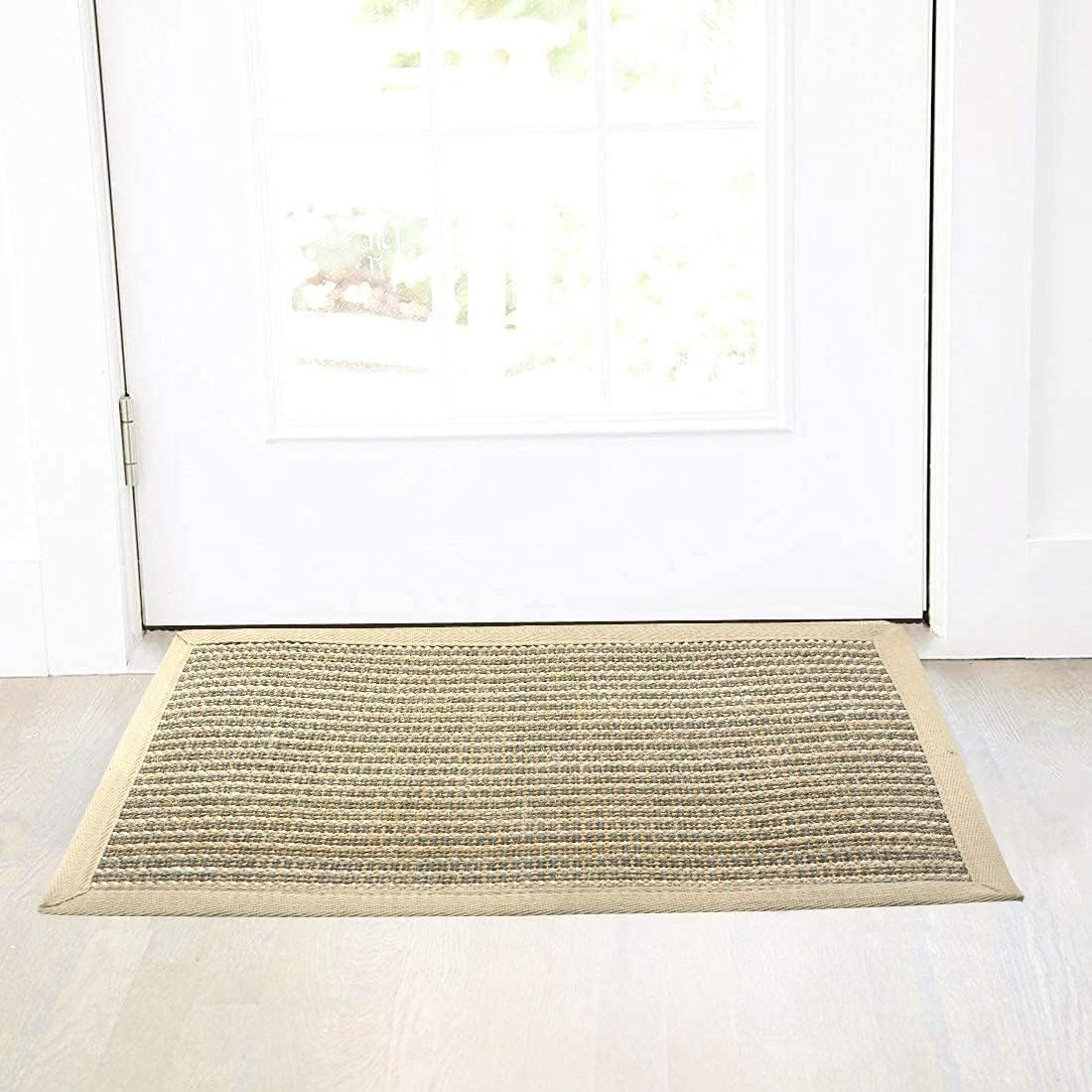 Cat Scratcher Mat, 40 X 60 CM Natural Sisal Cat Scratch Mats, Horizontal Cat Floor Scratching Pad Rug, Protect Carpets and Sofas image number 1